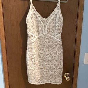 White Lace Guess Minidress Size XL